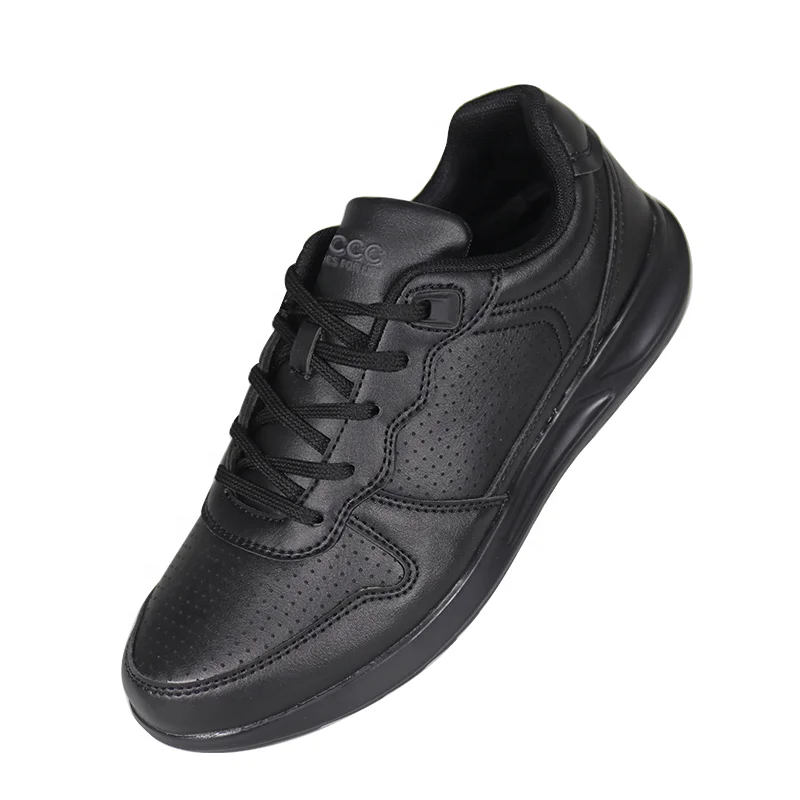 Breathable Genuine Leather High Quality Comfortable  Men Sport Casual Shoes For Leisure Life