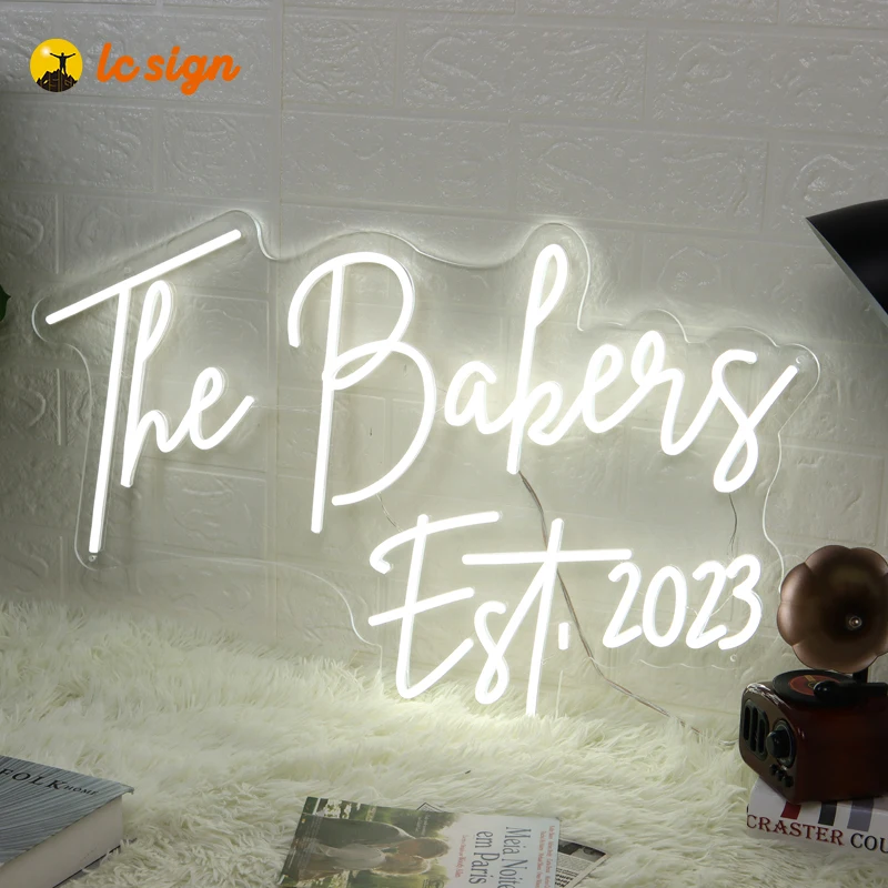 Custom Light Letters Words Logo Happy Birthday Party Unbreakable High Quality LED Neon Sign