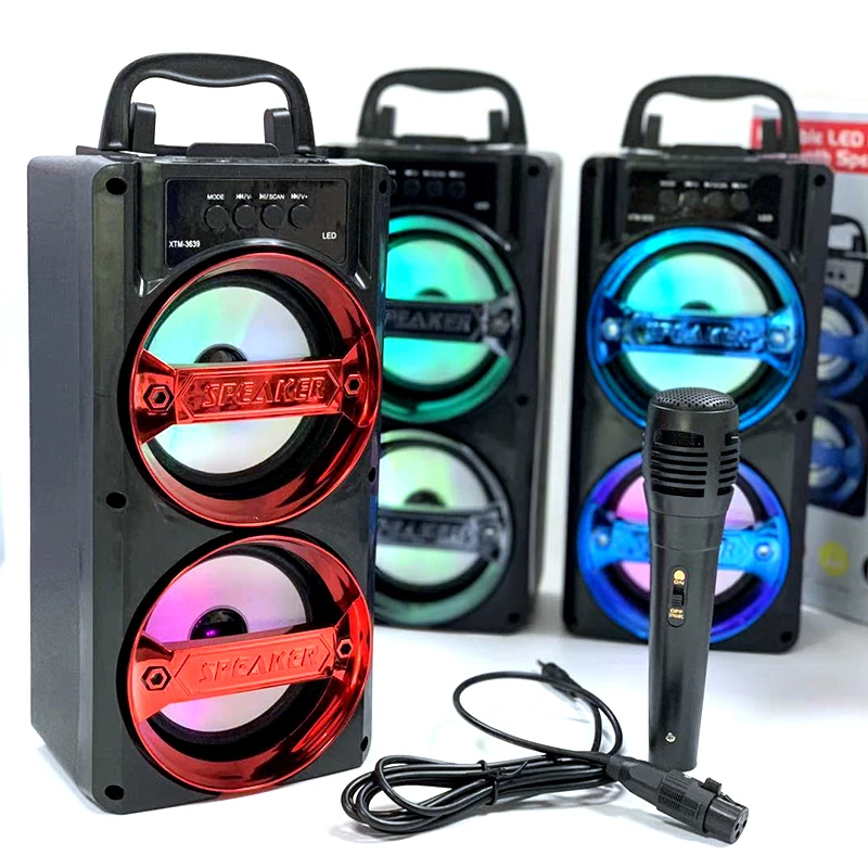 Недорогой bluetooth динамик YD- 802 с логотипом на заказ, портативный динамик, беспроводной динамик с проводным микрофоном