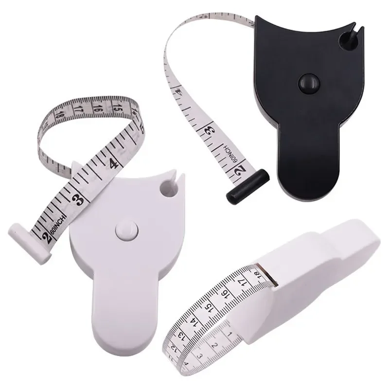 custom logo Sewing Ruler Tapeline Portable Retractable 1.5 M Promotional Body Tape Measures