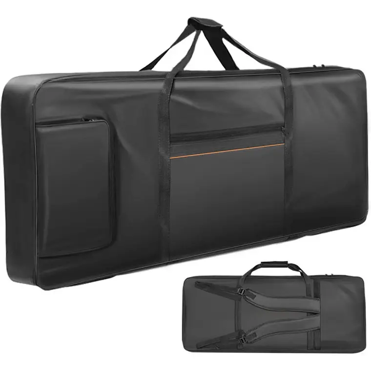 OEM ODM Portable 61 Key Keyboard Bags Gig Padded Case Durable Waterproof Electronic Piano Bags Oxford Tote Instrument Bags Cases