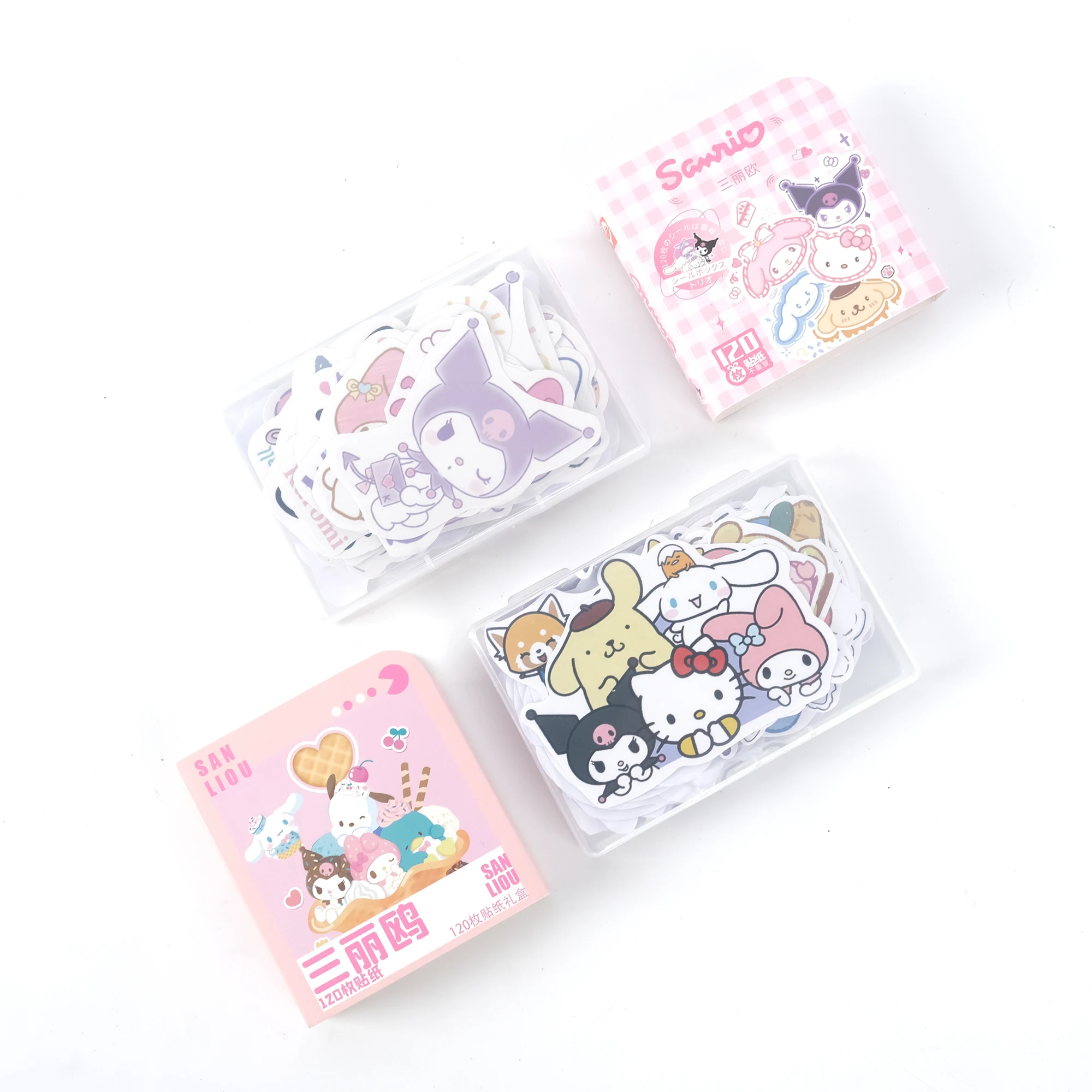 2025 Popular Cartoon Characters Valentine Day Collage Decal Waterproof Stickers Diy Decorated Diary Phone Water Cup Toys