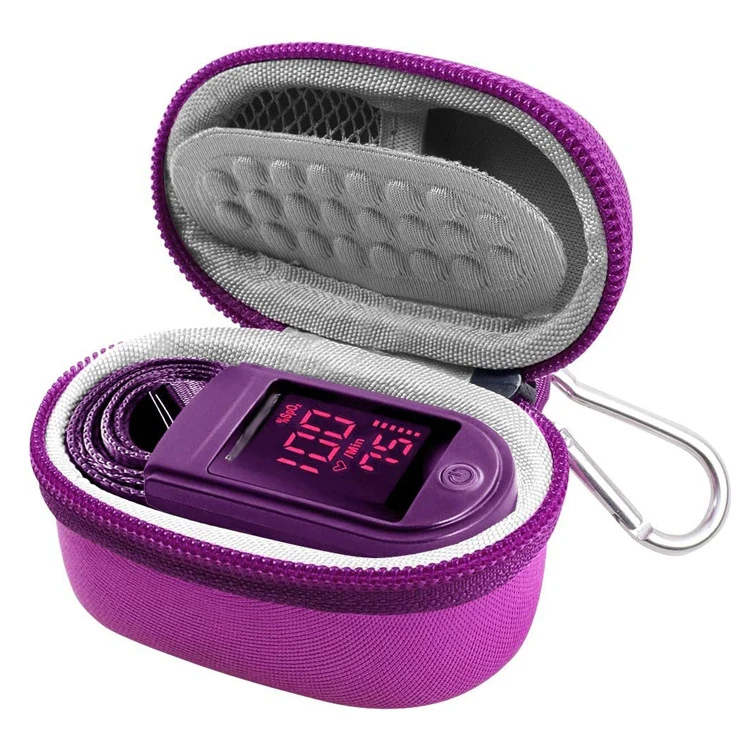 Colorful EVA hard storage pouch  case for Pulse Oximeters Accessories Travel Box Bag