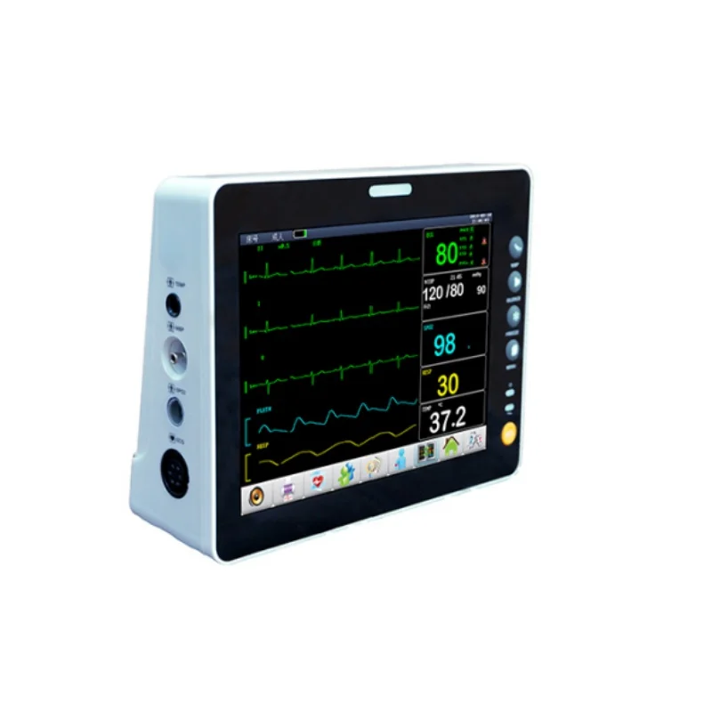 Animal Hospital Portable Color LCD Multi-language Veterinary Vital Signs Monitor For Pet