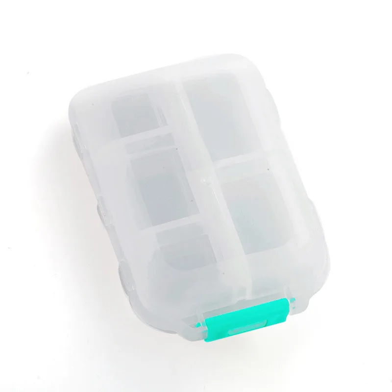 Portable Small  Pill Case Travel Pill Organizer Weekly Pocket Pill Box Dispenser for Purse Vitamin Fish Oil