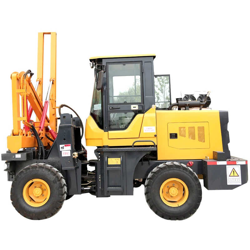 Hydraulic Excavator Screw Foundation Pile Driver Piling Machine