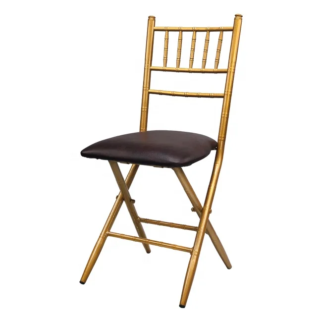 Фабрика Lorero, Свадебное торжество, вечеринка, Золотой металлический складной стул Тиффани chiavari
