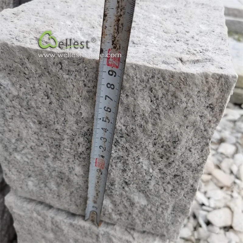 Лидер продаж Настенные блоки из светло-серого гранита #: 40*20*20 см