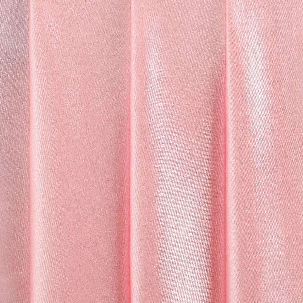 Wholesale free sample high density elastic semi dull satin soft 95 polyester 5 spandex stretch satin fabric for pajamas