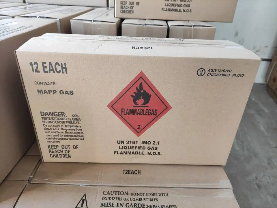 Mapp Gas Propane Propylene bottle