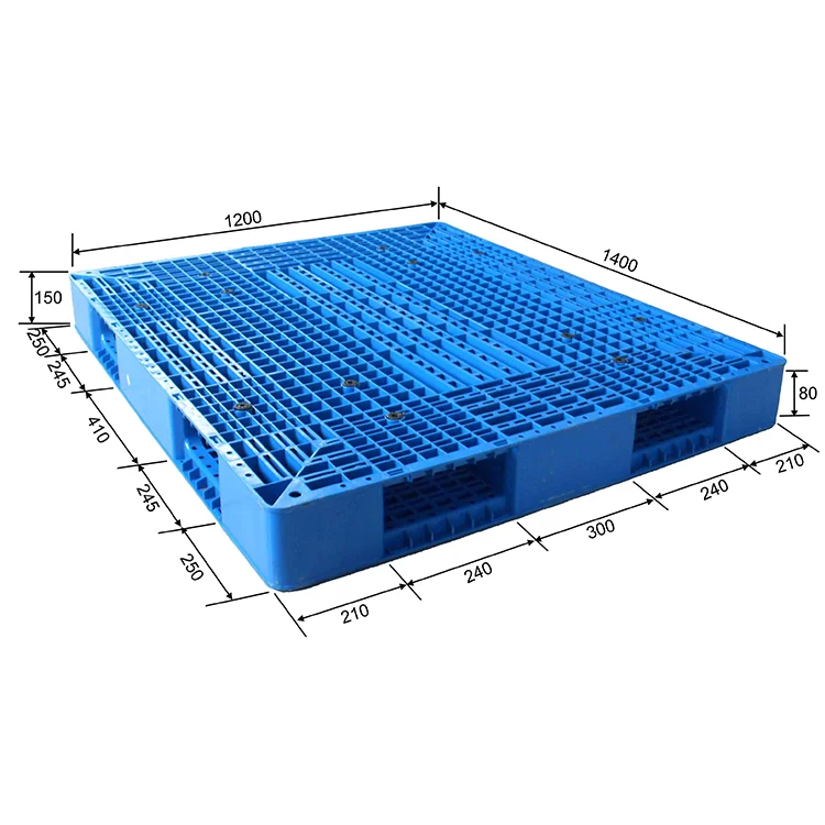 Custom Color Plastic  pallet HDPE Double Face packing plastic pallet for Logistics transportation and warehouse storage