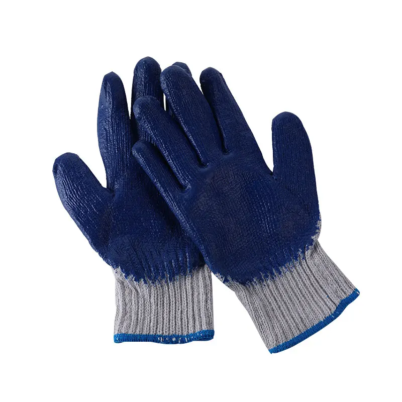 Rubber Coated Industrial Glove with Knitted Cotton