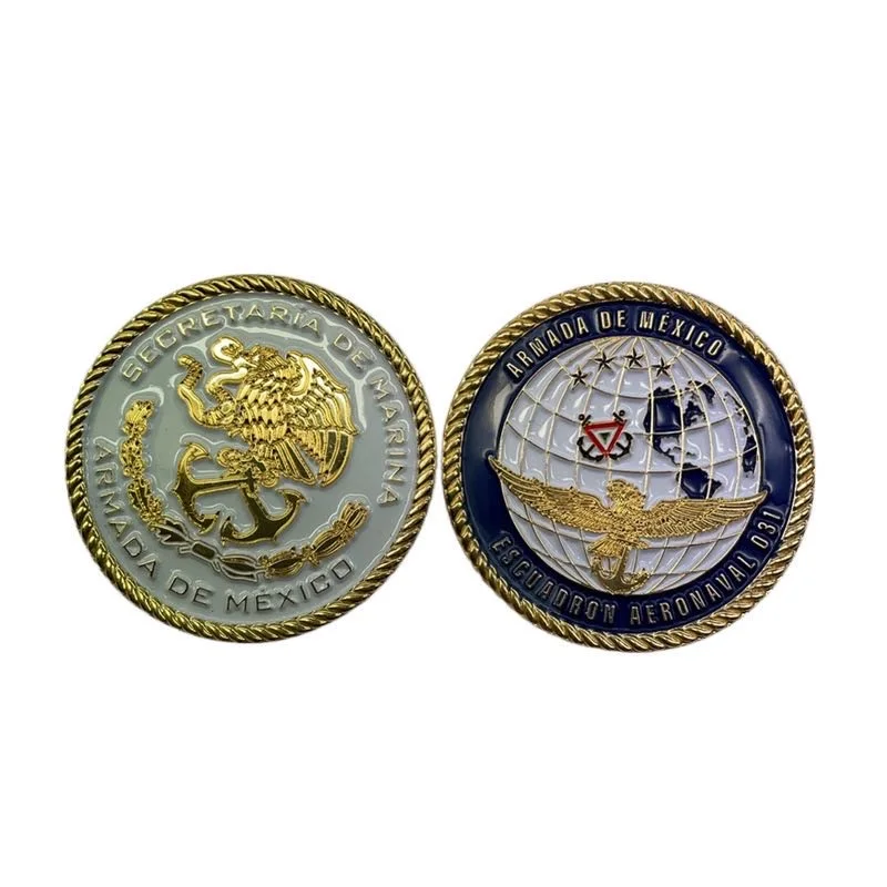 Custom Commemorative Coin Antique silver Gold Coin Antique Bronze soft enamel for sale old Coin