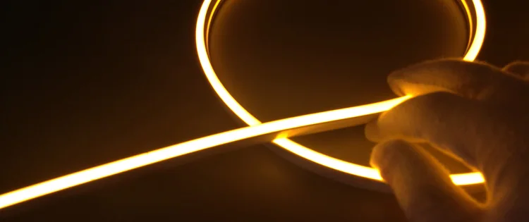 waterproof flexible neon light of mini size and easy installation LED strips