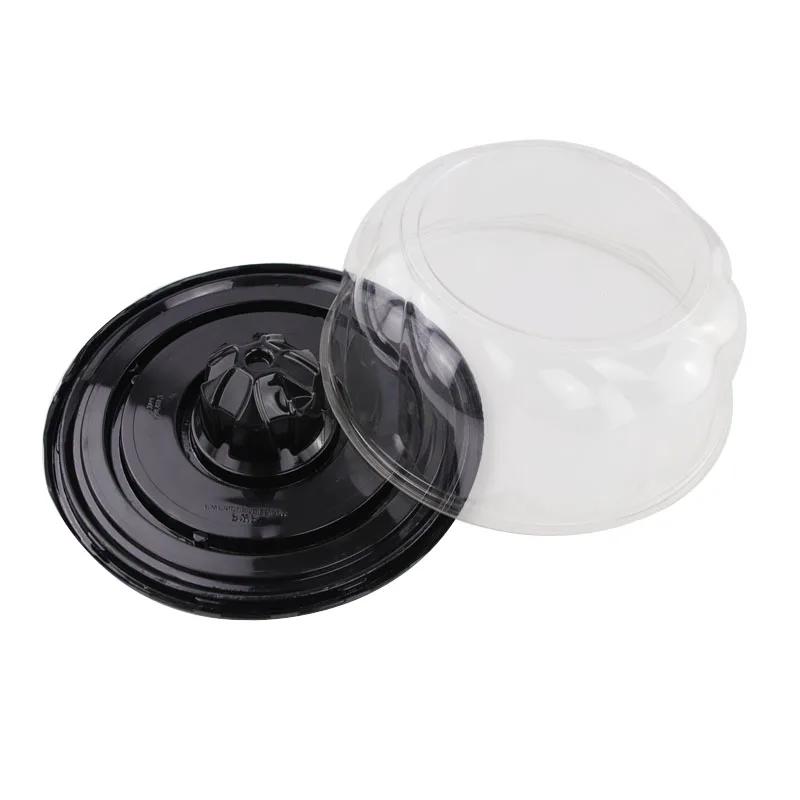 China factory custom & wholesale APET RPET PLA Cupcake dome lid boxes plastic packaging cake box