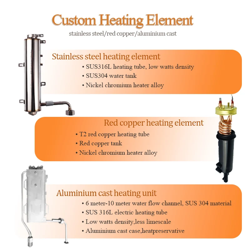 2024 Hot Selling Supplier Small Kitchen Electric Hot Water Heater Geyser Smart Instant Tankless Water Heaters