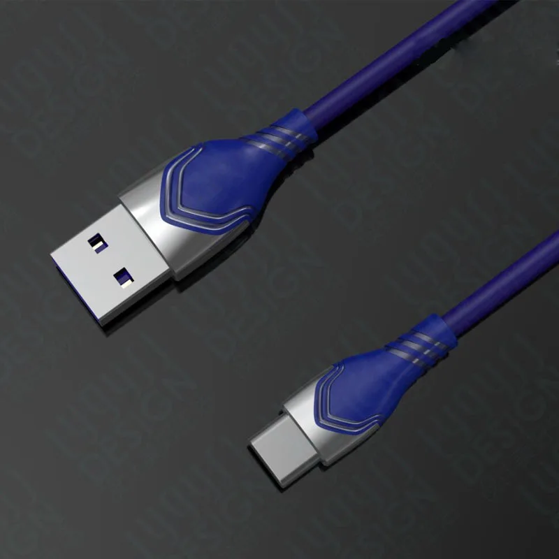 Zinc Alloy USB data cable manufactured by China USB data cable factory for mobile phones