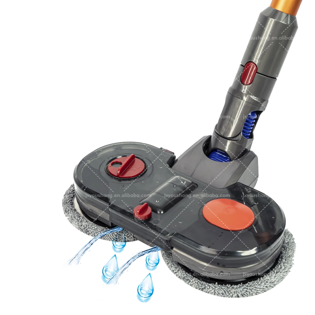 Floor Wet Dry Water Tank Mop Pad Head Brush For Dysons V7 V8 V10 V11 V15 Electric Vacuum Cleaner Mop Brush Accessory Spare Parts