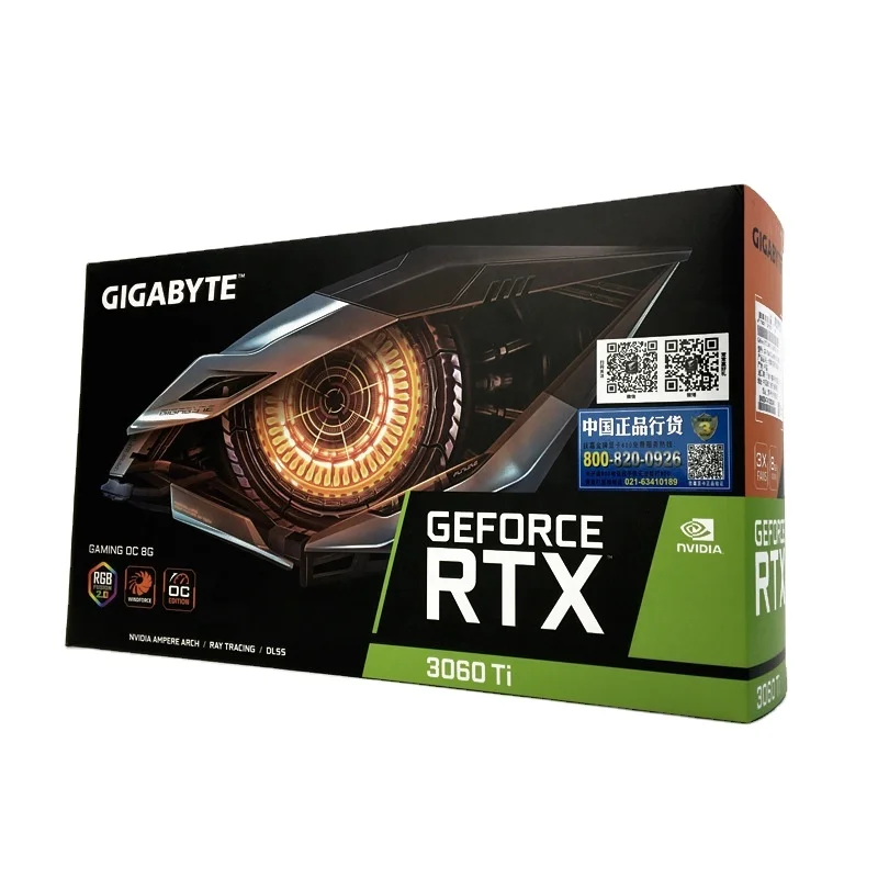 Gigabyte Brand Rtx 3060 Ti 3060 3070 3080 Gaming Oc 8g For Desktop Gaming Gigabyte 3060ti - Buy