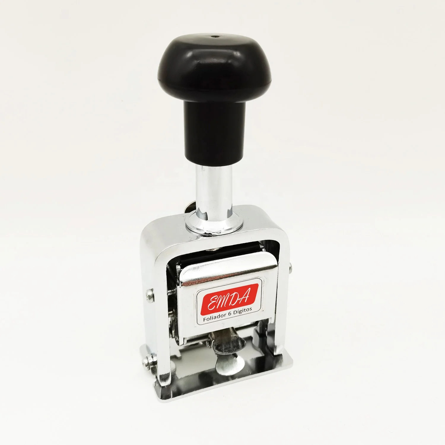 Metal manual automatic self inking 6 digit serial number stamp hand page auto numbering machine