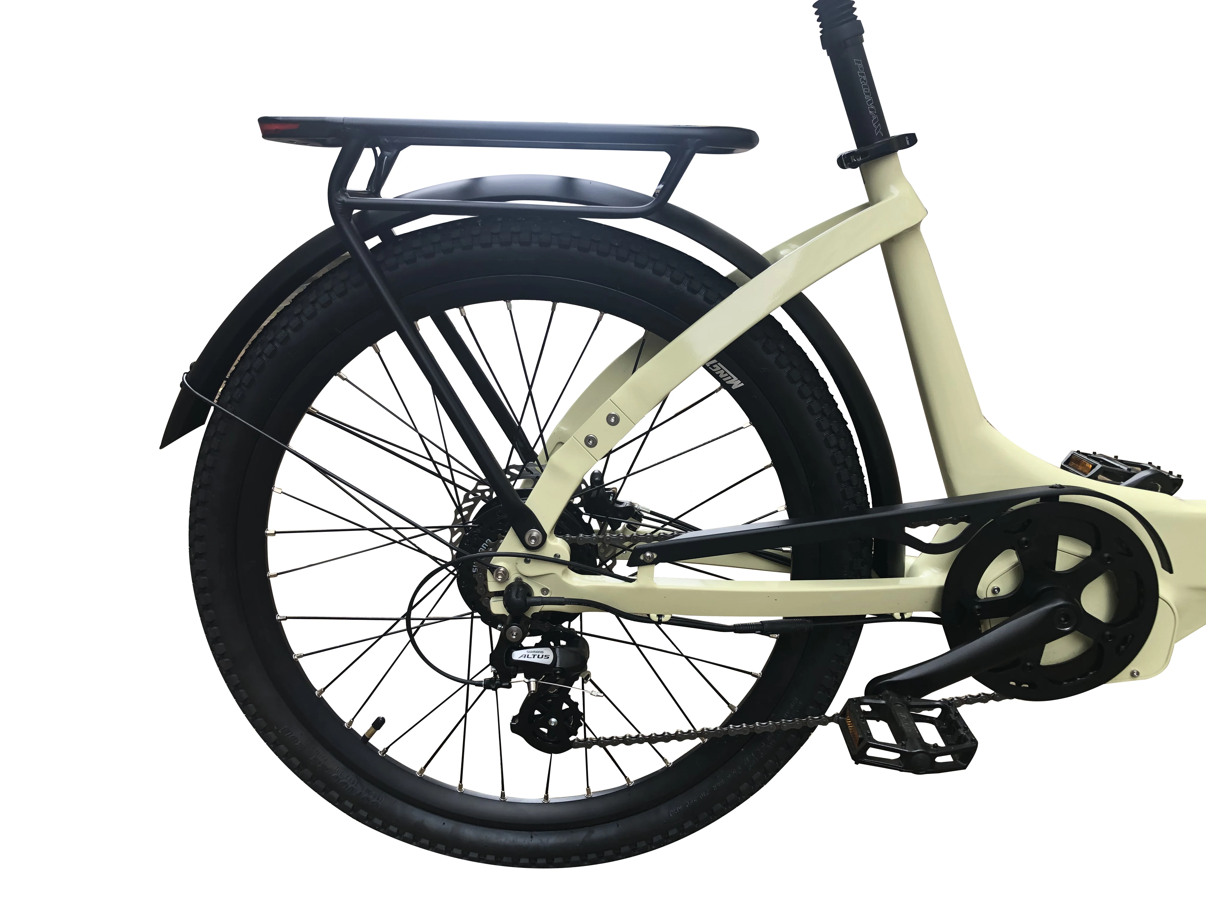 ANANDA M81 heavy duty off road reverse e trike frame ebike bosch 3 wheels dutch electric bike with front cargo box child seat