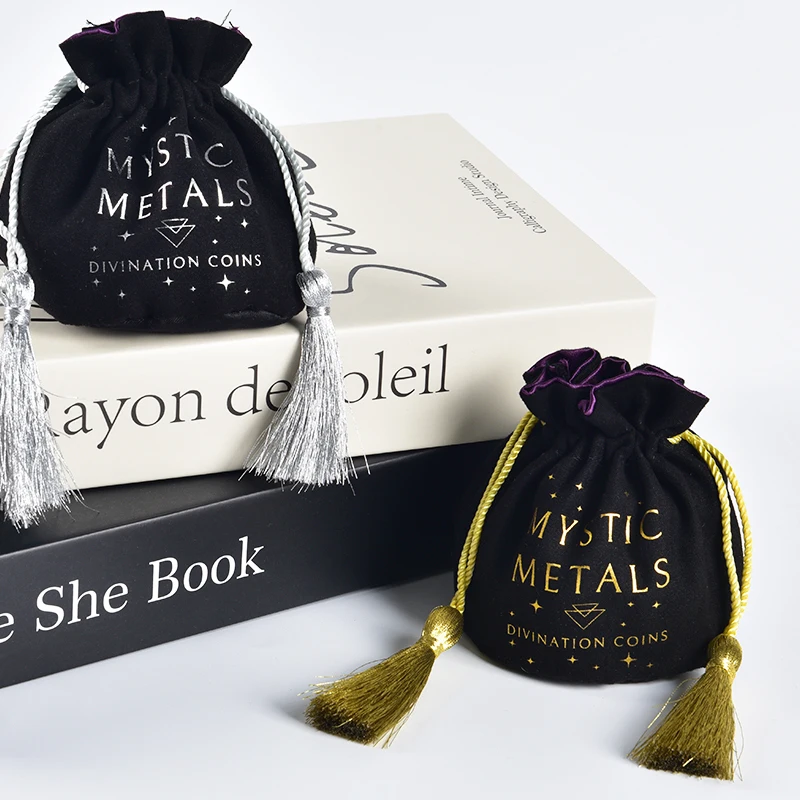 Custom Round Bottom Suede Pouch Perfume Velvet Jewelry Drawstring Bag Suede Velvet Candle Bag with Satin Lining