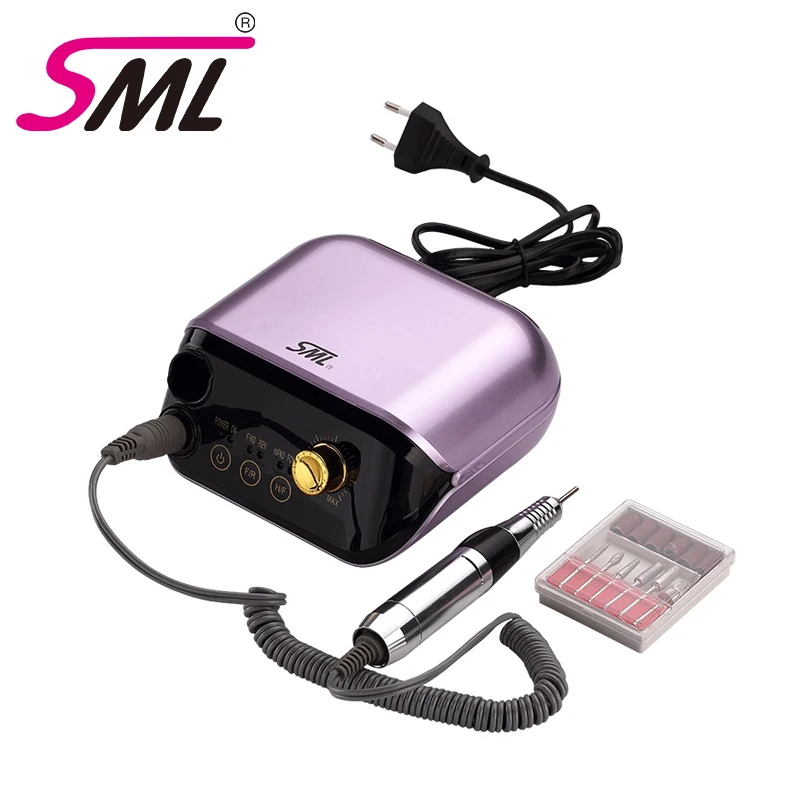 SML 35000rpm Electric Nail Drill Polisher Mini Manicure Machine Nail Drill Multifunction