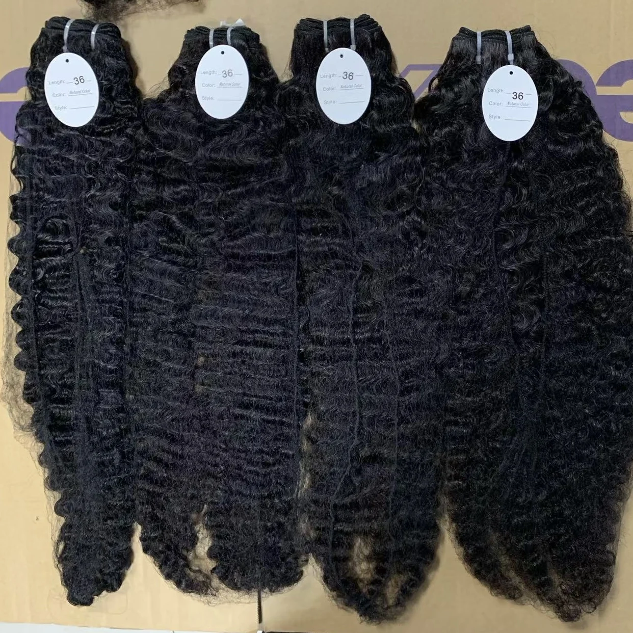 Best hair Vendor Single Donor 100% Raw Human hair extensions raw Vietnamese Burmese curly hair