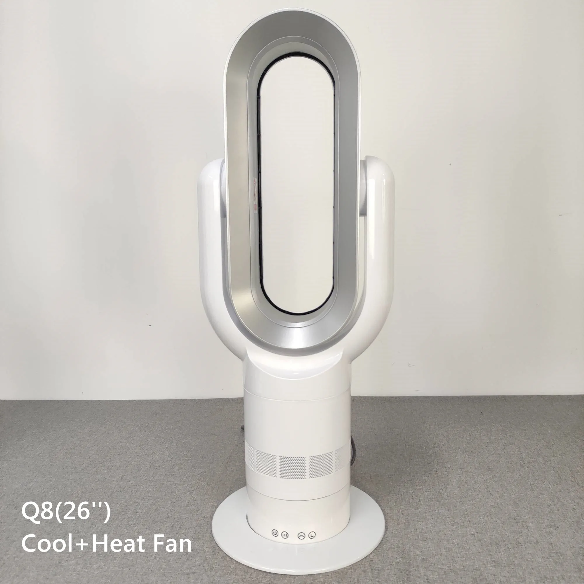 Wholesale price household electric vaneless cooler fan air cooling and heating desktop bladeless fan