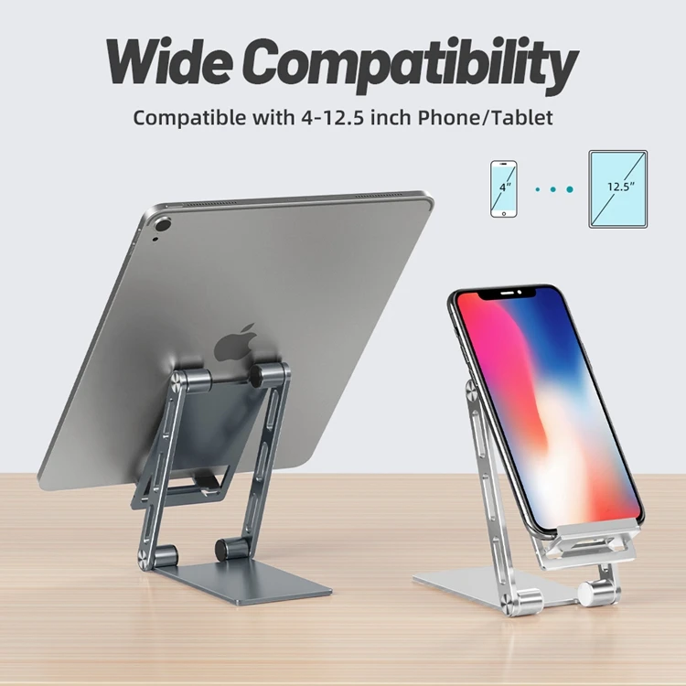 Portable Foldable Tablet Stand Mobile Phone Holder Adjustable Aluminium