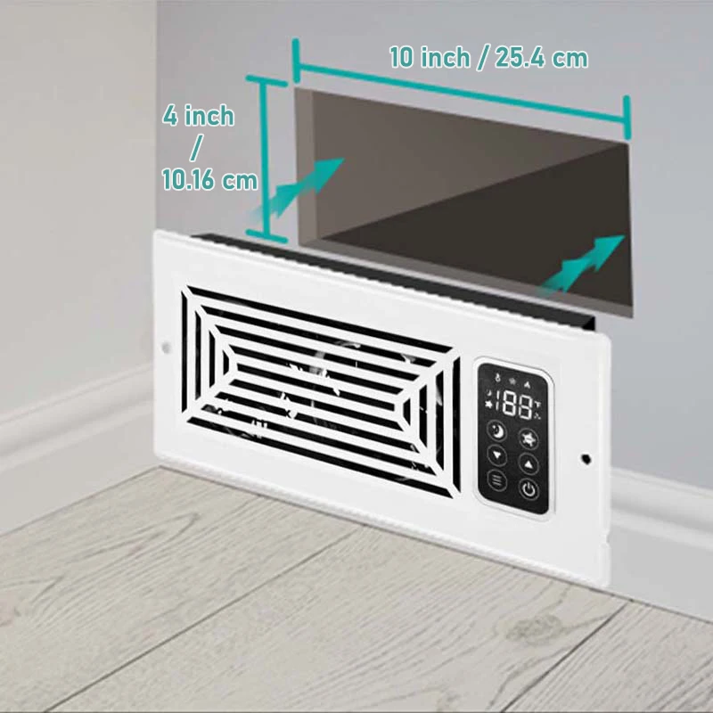Super Quiet 4  x 10 inch 6x12 inch  US Standard Register Booster Exhaust Vent Fan with Thermostat