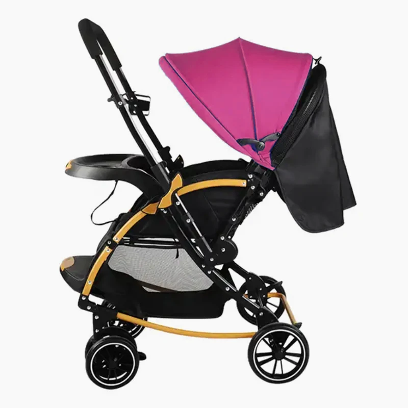 Hot sale high quality baby stroller rocking chair compact folding  with reversible handle Folding two-way baby stroller