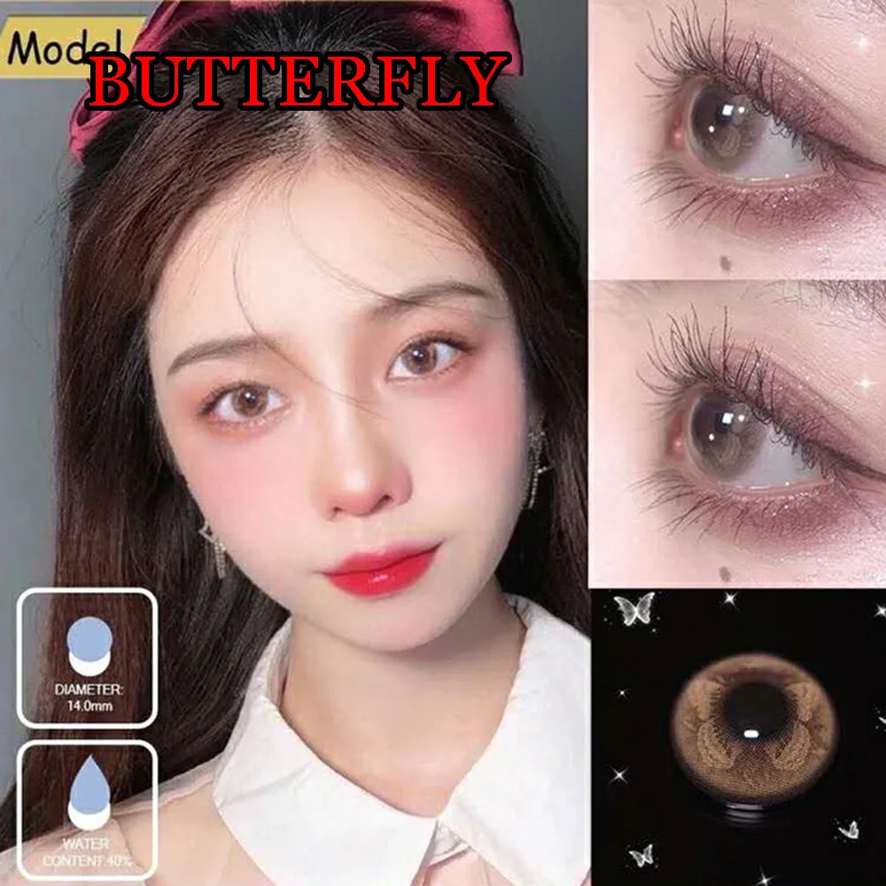 Cosmetic Color Contact Lenses Butterfly