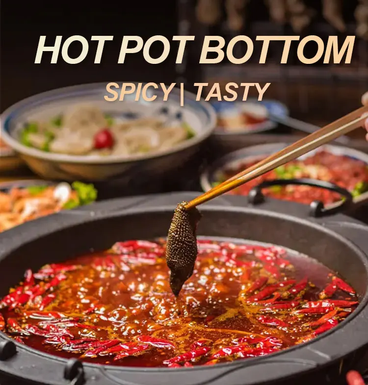 Catering Package Chongqing  Hot Sales Food Chinese Seasoning Spicy Chili Flavor Hotpot Condiments For Restaurant