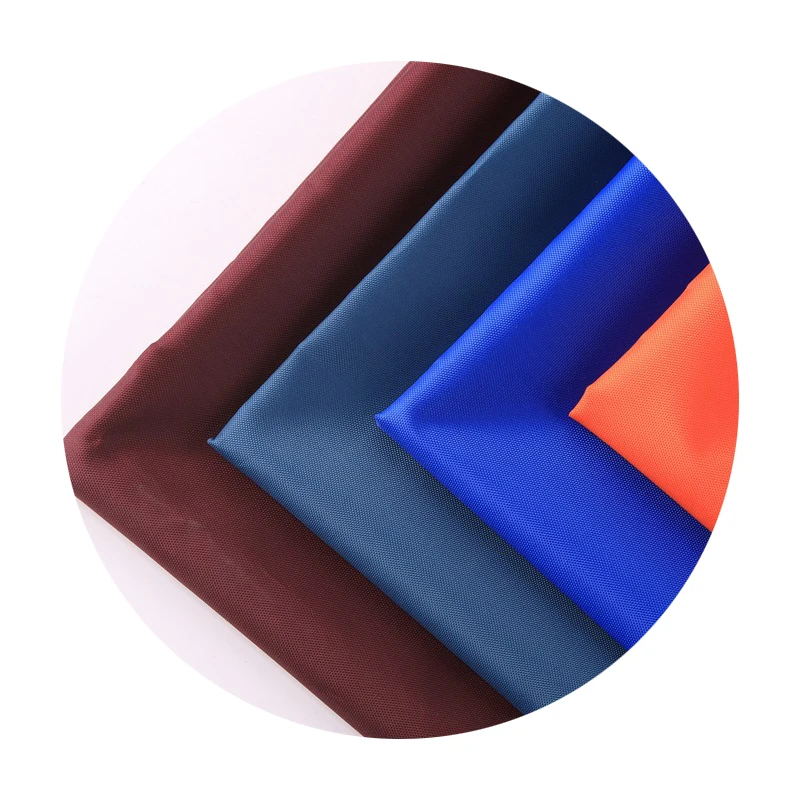 In Stock Polyester Nylon 210D Oxford Cloth Handbags Fabric PA Coated Polyester Luggage Tent Ripstop Oxford Fabric