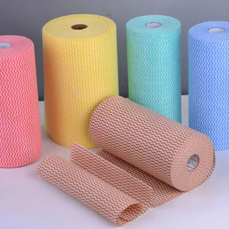 polyester viscose spunlace nonwoven fabric rolls for non woven cleaning wet wipes mattress pocket spring