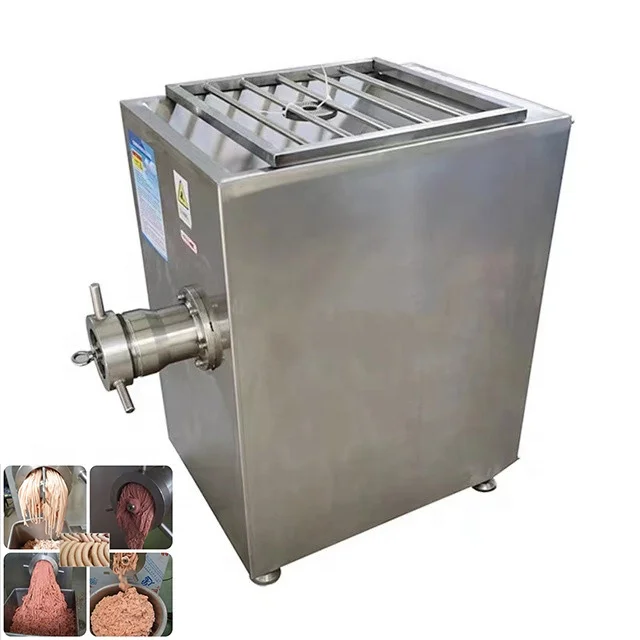 All Stainless Steel Industrial Frozen Meat Mixer Grinder machine