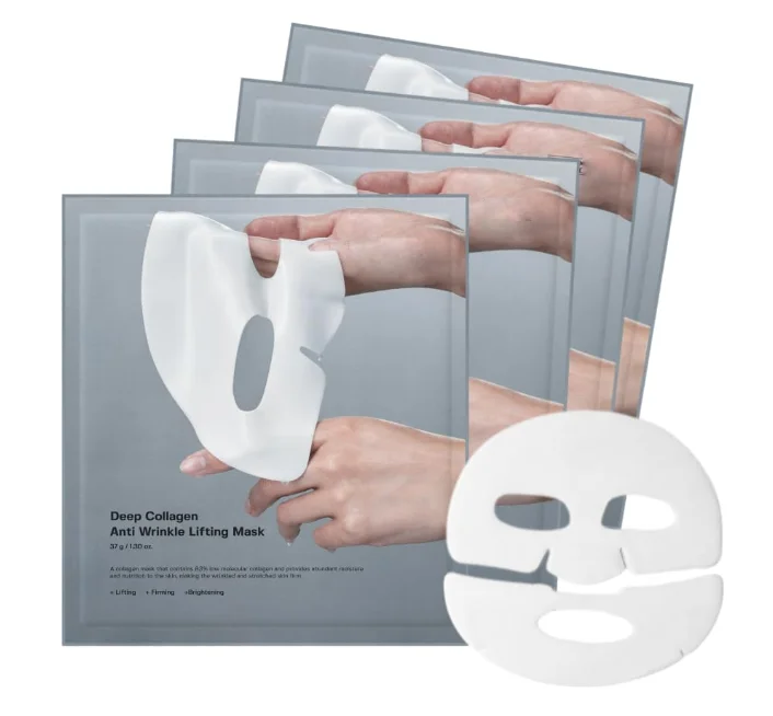 China factory hot sale In Store Bio Collagen Face Mask Korean Skincare Deep Collagen Anti-wrinkle Lifting Sheet Masks