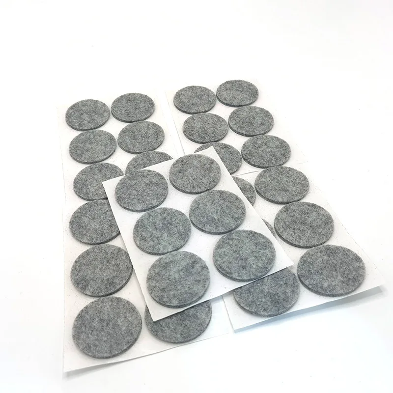 Manufacturers supply self-adhesive backing felt pads furniture tables and chairs feet non-woven feet anti-slip Furniture feet