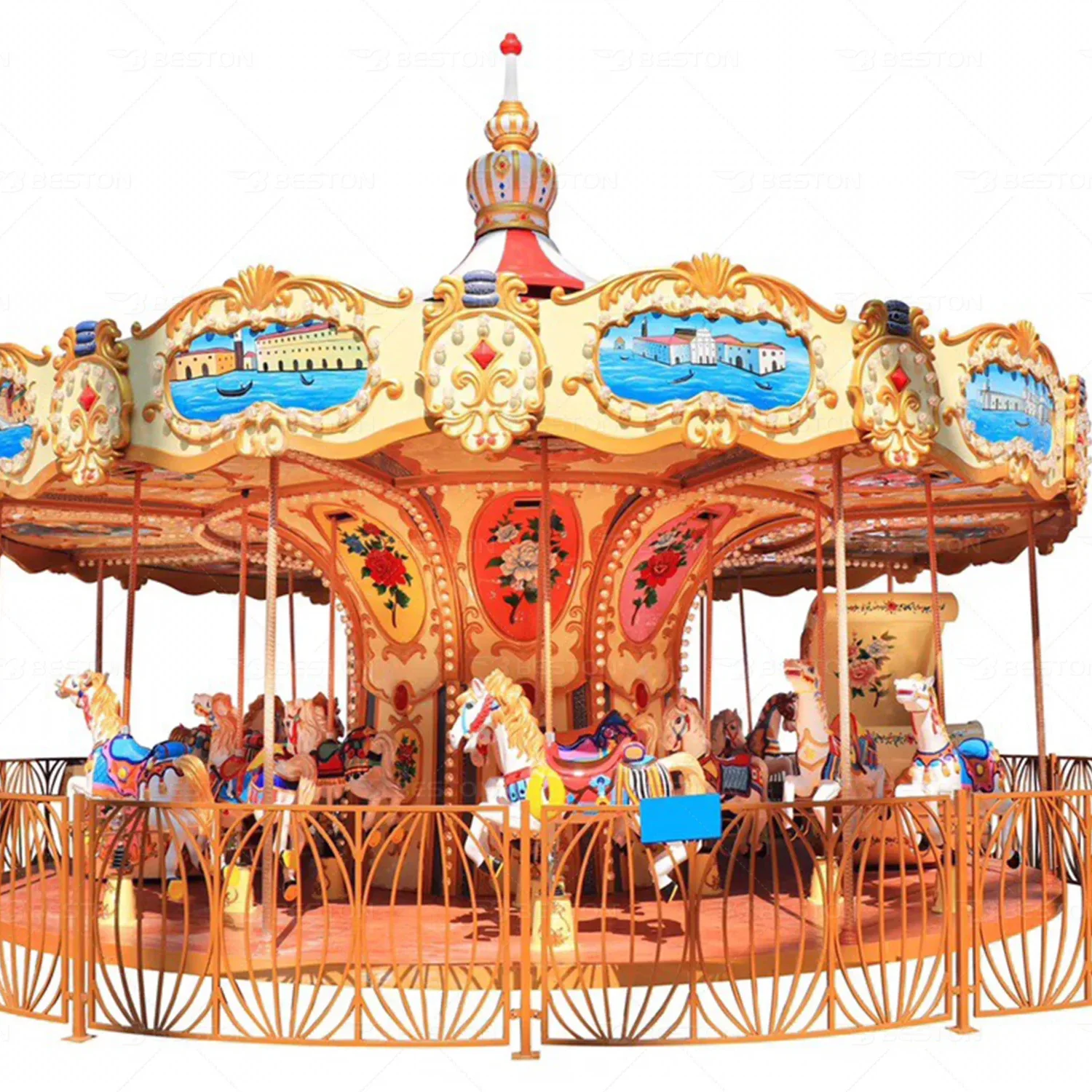 Attractive Amusement Park Rides Christmas Carousel For Sale