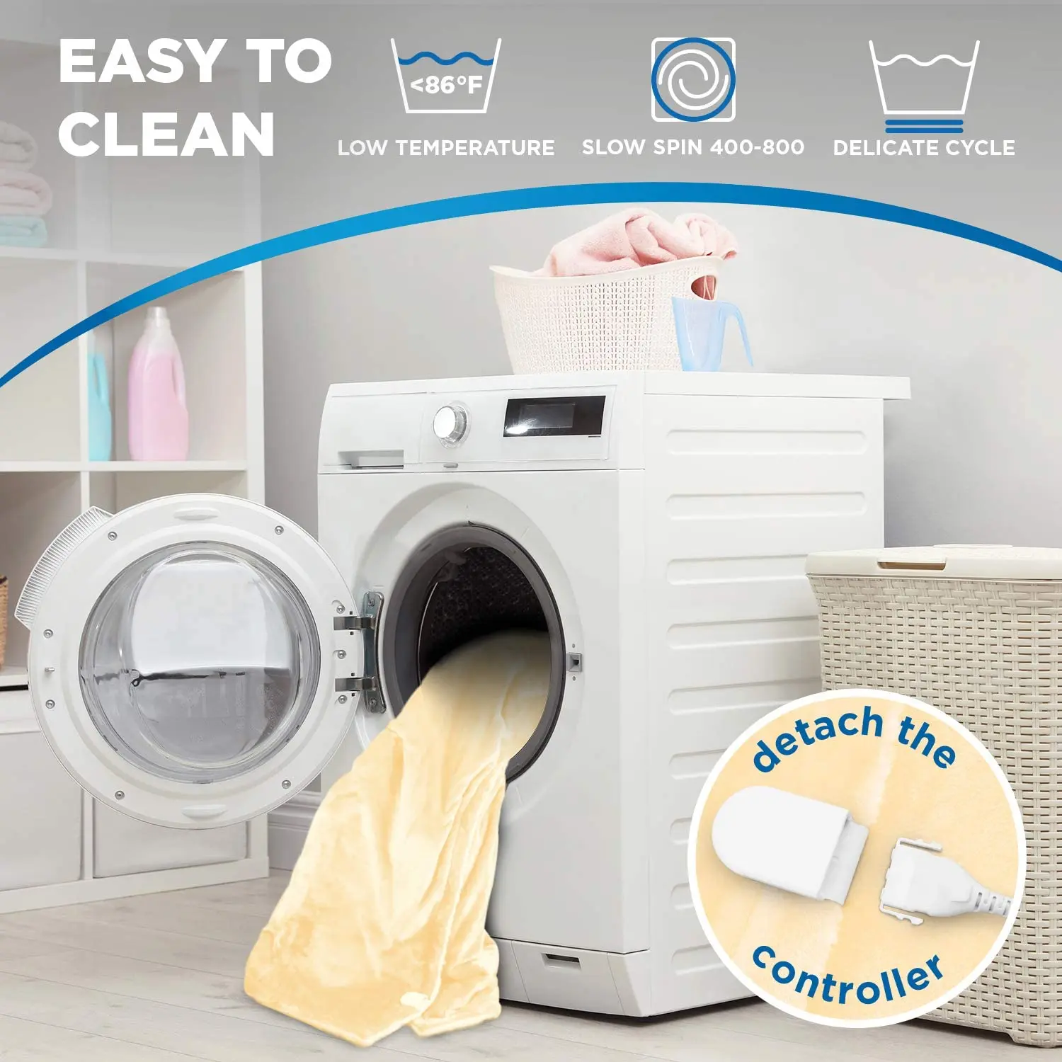 Sherpa Electric Blanket with Flannel