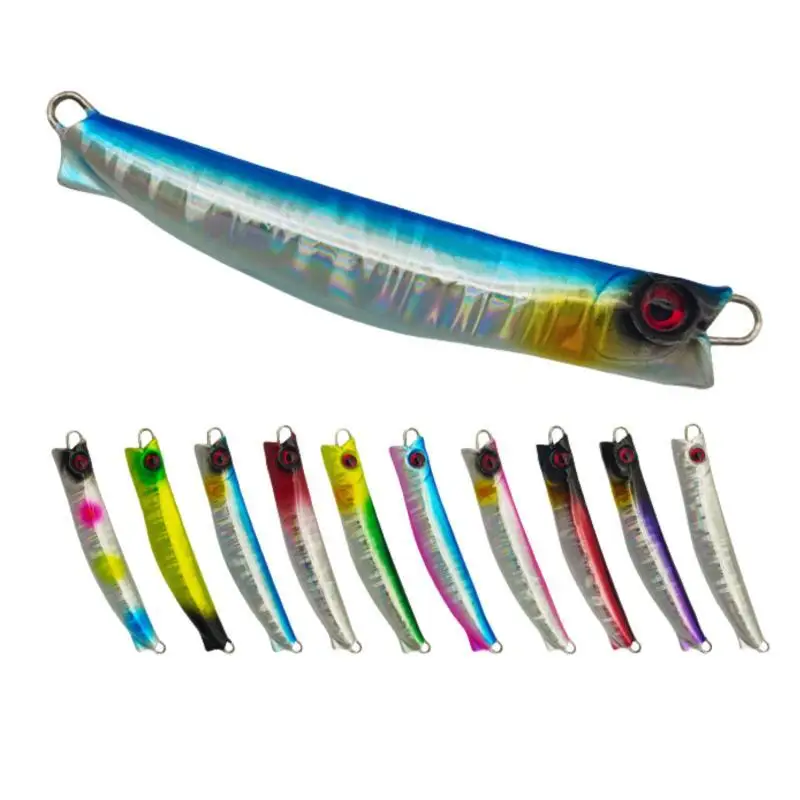 High Quality 15g 20g 30g 40g Plate Lead Fish Bionic Artificial Bait Fast Sinking Shore Throwing Jig Fishing Lure