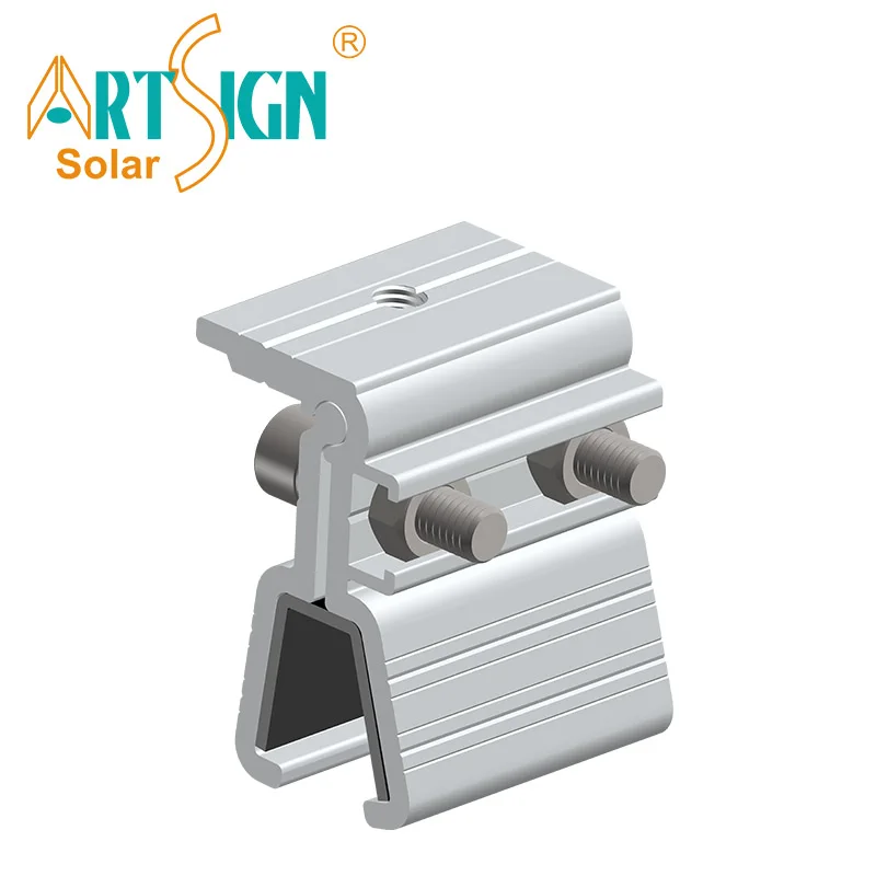Artsignsolar rail mount Solar Related Products solar roof bracket supplier roof  Non Penetrating roof bracket