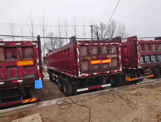 Delong f3000 heavy truck 8x4 Weichai engine 430hp Guosi 15t 8m used dump truck