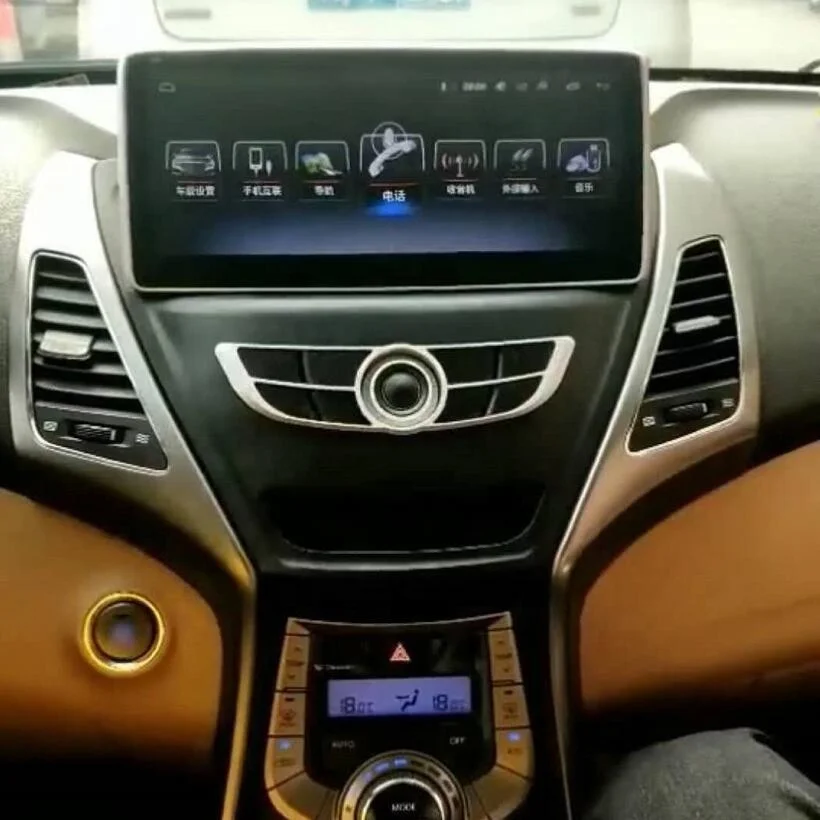 10.25 inch android 10.0 car stereo for  ELANTRA 2012-2016 4G/64G navigation system Dsp carplay