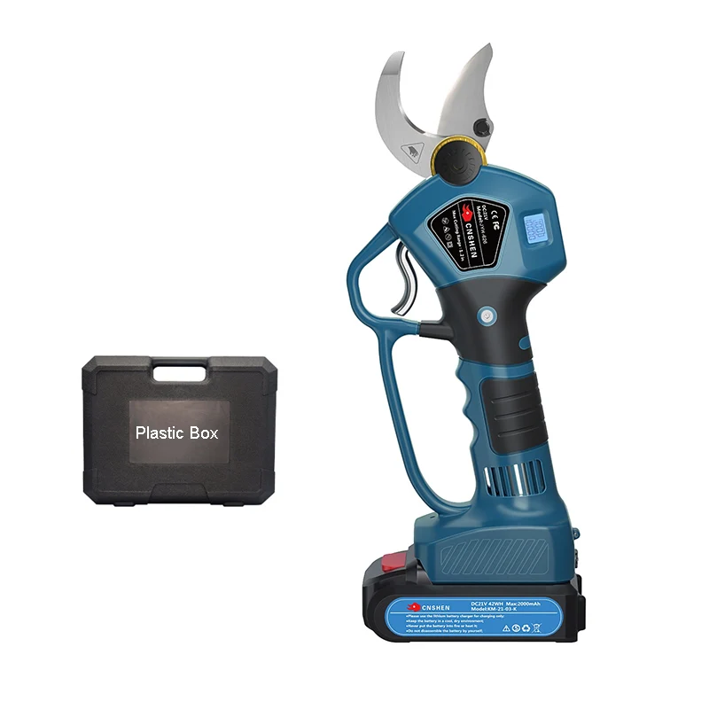 35mm electric grape pruning shears cordless battery powered electric pruner garden scissors