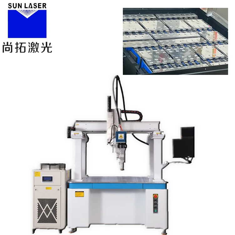 Fiber Laser Welding Machine Automatic Lithium Ion Battery Lithium Prismatic Soft Pack Battery Pack Price Fiber Optic 3000W Price