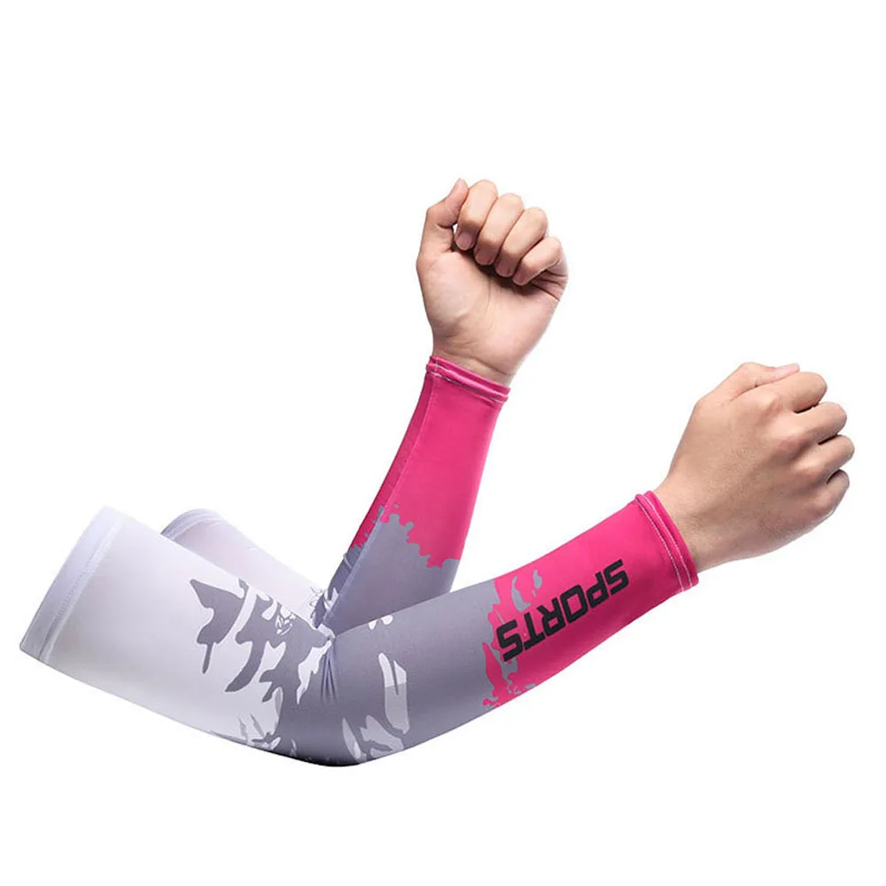 Летние солнцезащитные рукава мужские охлаждающие защита от солнца и УФ-лучей спортивные тонкий стильный чехол на руку для езды велосипеде вождения бега