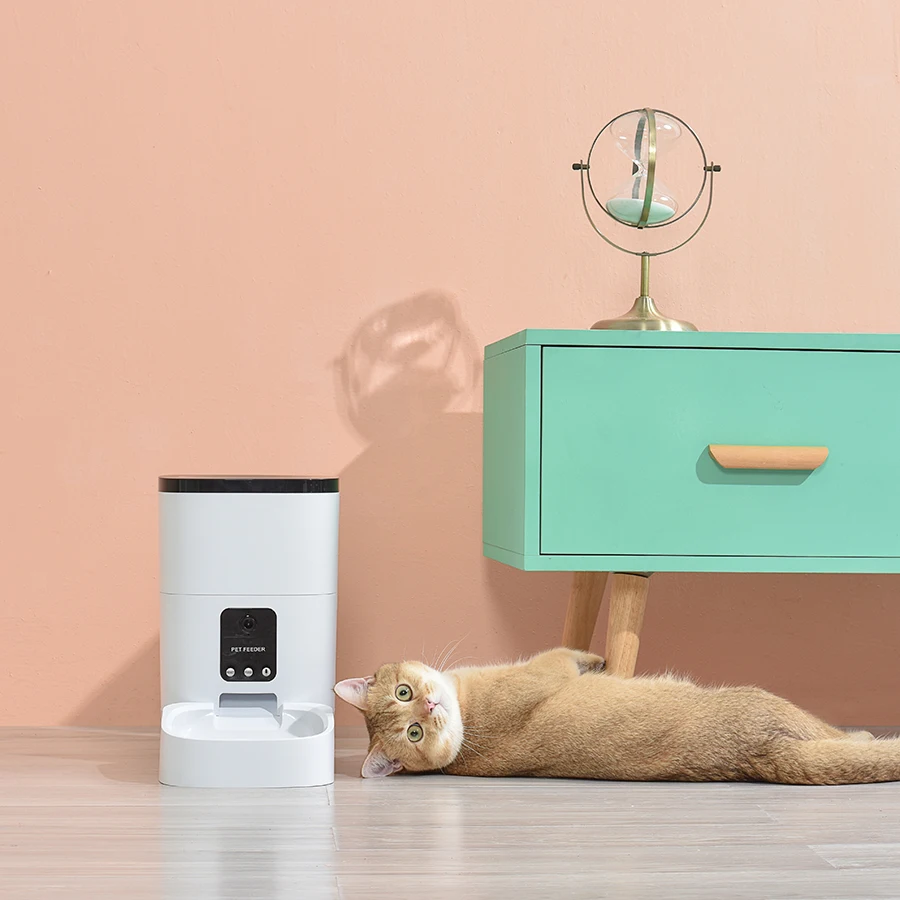 Автоматические кормушки для кошек с Wi-Fi умный дозатор домашних животных
