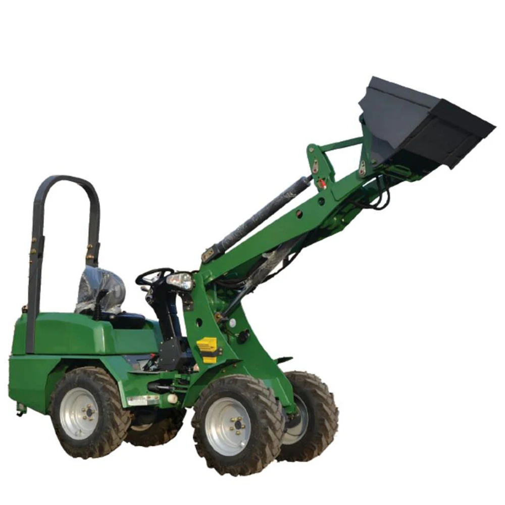 Articulating Mini Loader HT180 Hydrostatic 4WD Wheel Loader Hoflader for sale